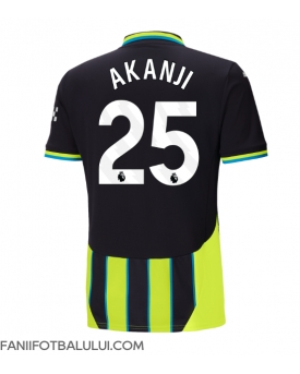 Manchester City Manuel Akanji #25 Tricou Fotbal Replică 2024-25 Barbati Deplasare